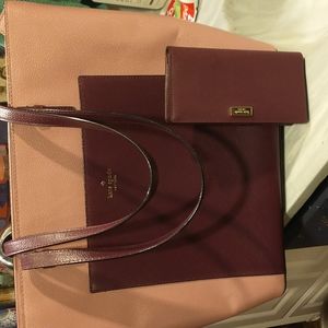 Kate Spade large bag and matching Wallet